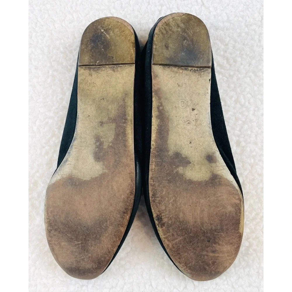 J. CREW • Black Suede Smoking Slippers, 8 - Picture 5 of 14